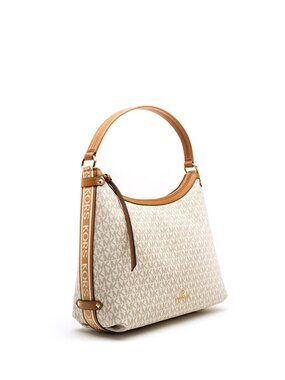 MICHAEL Michael Kors Maeve Large Hobo - Vanilla/Luggage